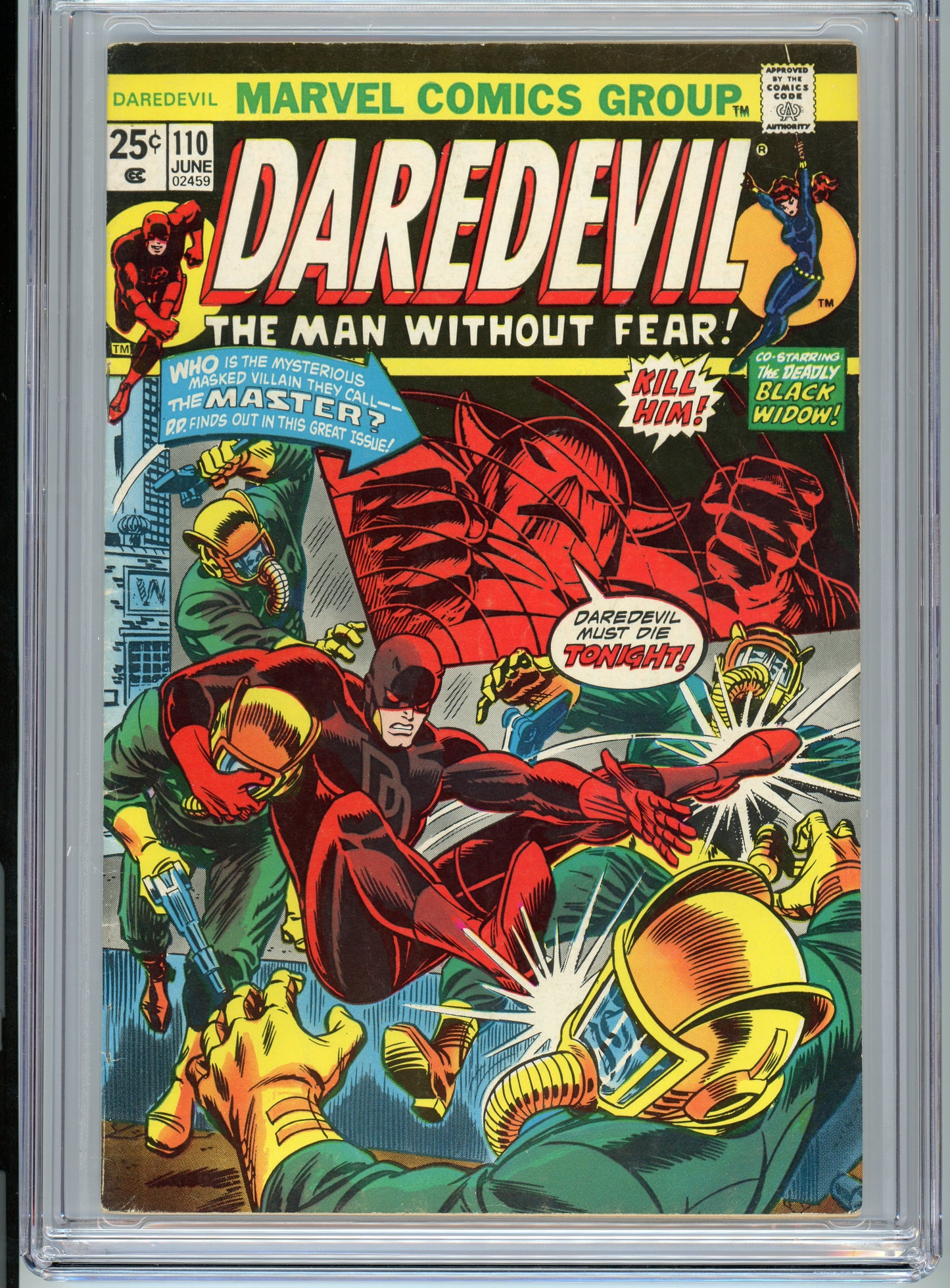 Daredevil #110 - FN/VF 7.0 - CGC Off White to White Pages