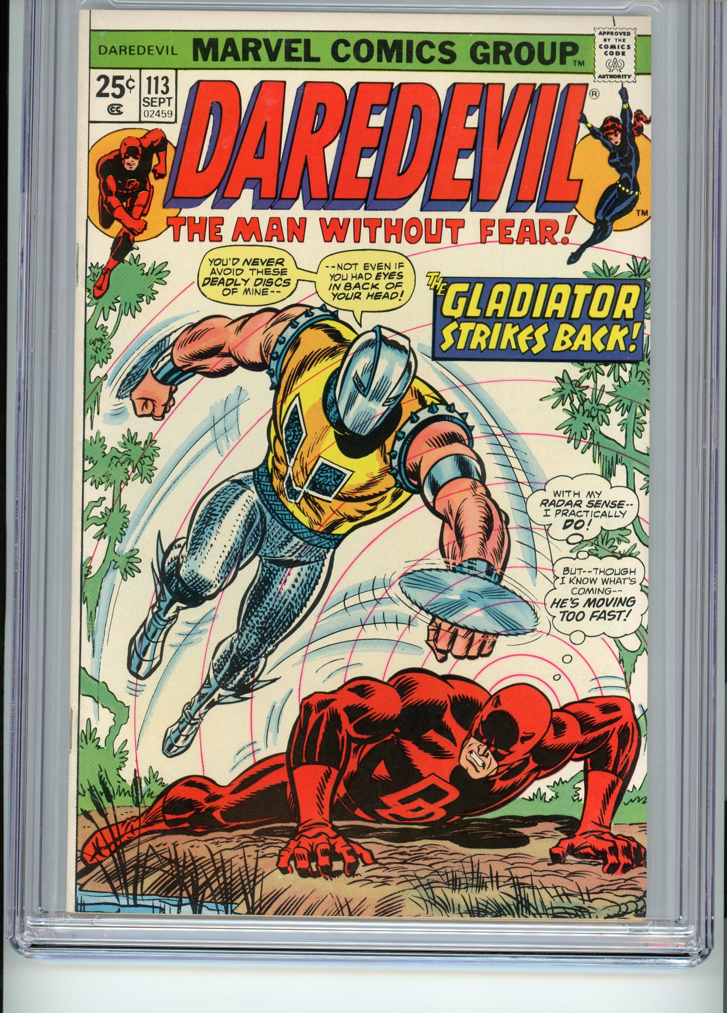 Daredevil #113 - NM 9.0 - CGC - White Pages - KEY ISSUE!