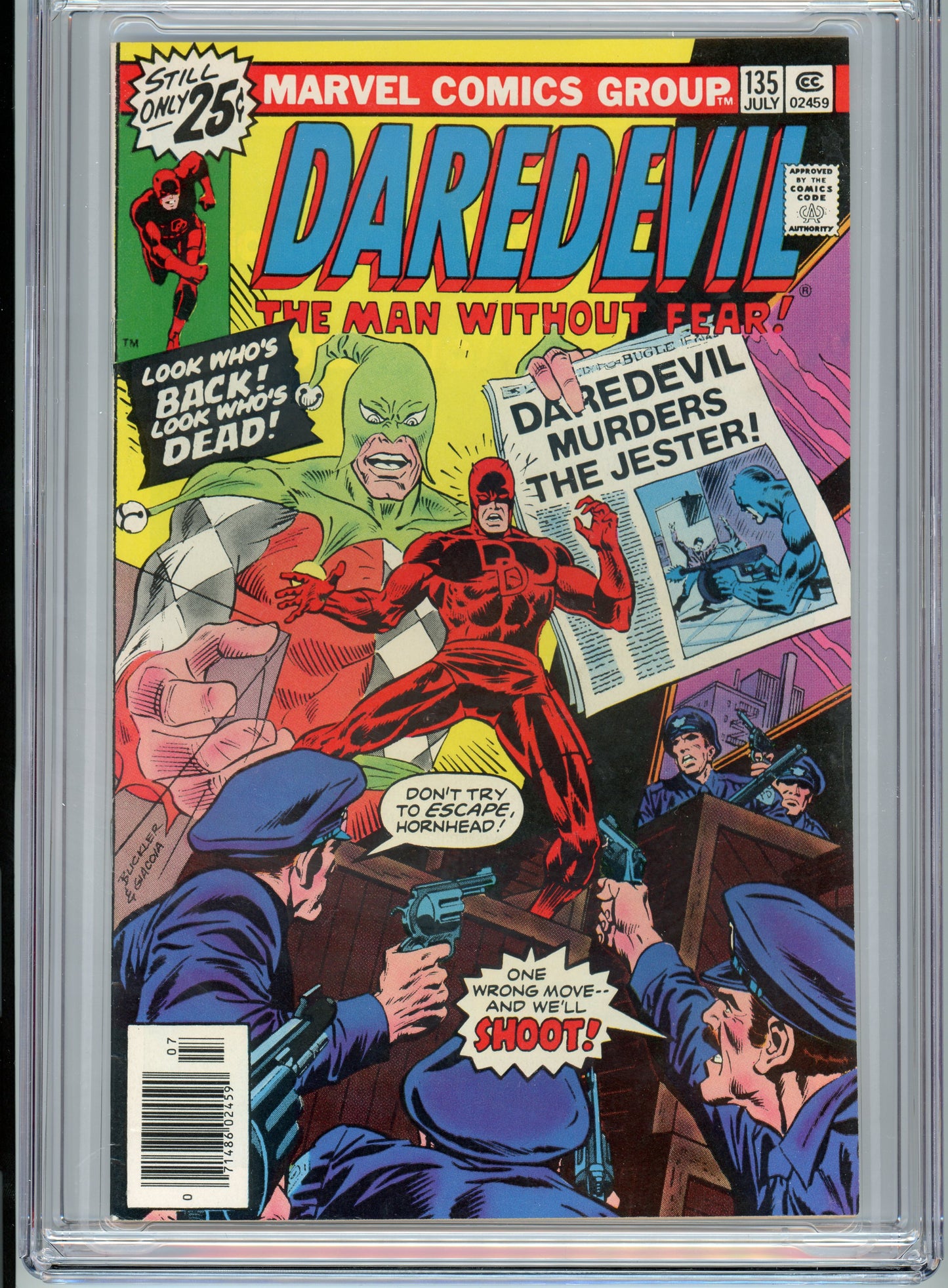 Daredevil #135 - VF+ 8.5 - CGC - White Pages