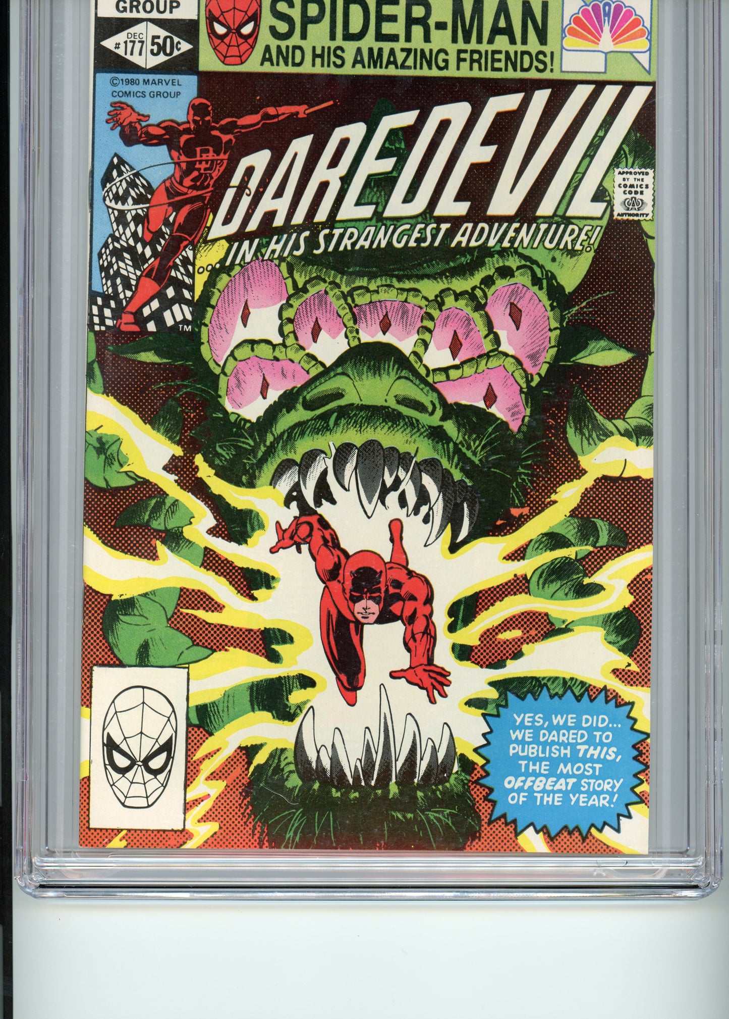 Daredevil #177 -NM 9.6 - CGC - White Pages