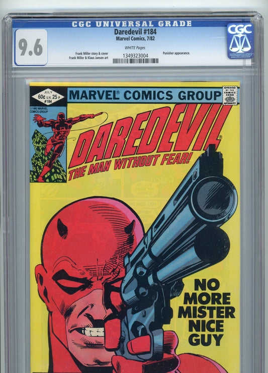 Daredevil #184 - NM 9.6 - CGC - White Pages