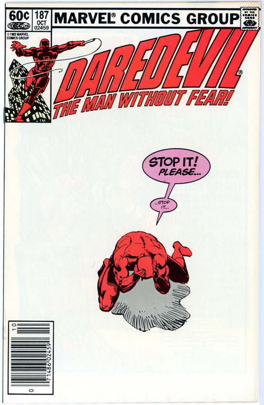 Daredevil #187 newsstand