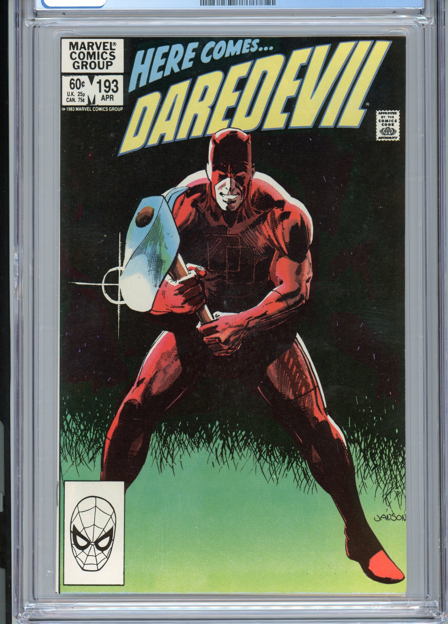 Daredevil #193 - NM 9.6 - CGC - White Pages