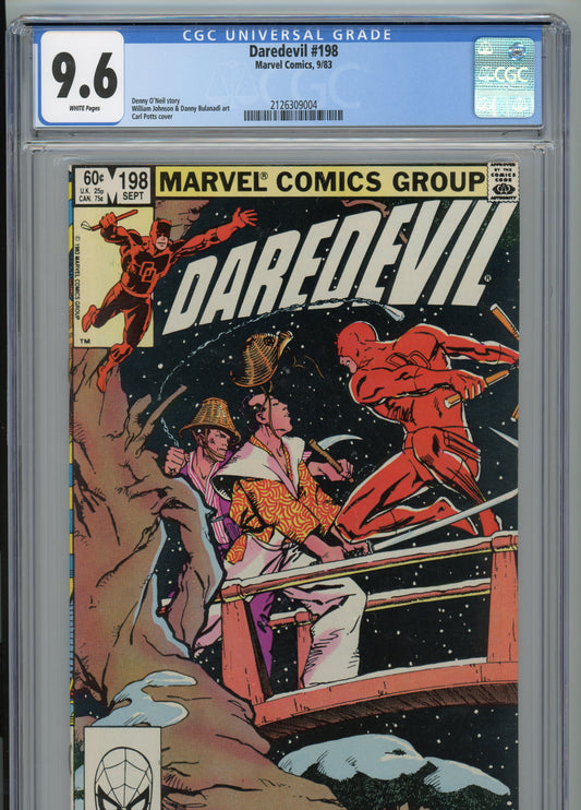 Daredevil # 198 - NM 9.6 - CGC - White Pages