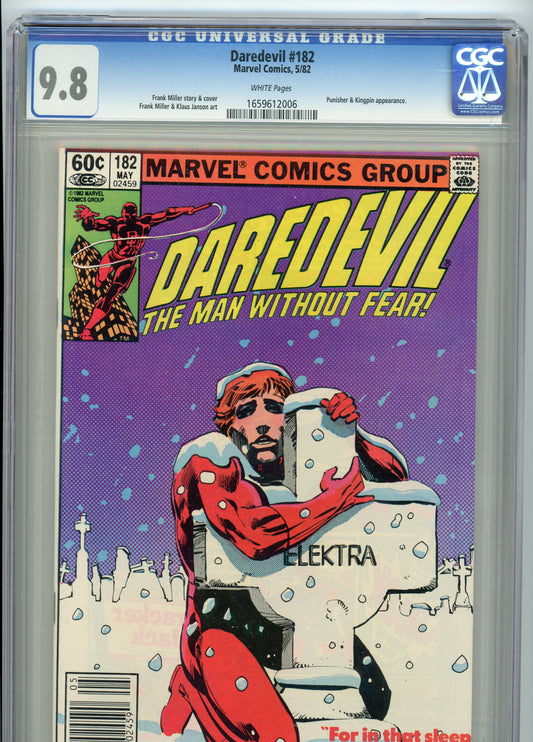 Daredevil #182 - NM 9.8 - CGC - newsstand variant - White Pages