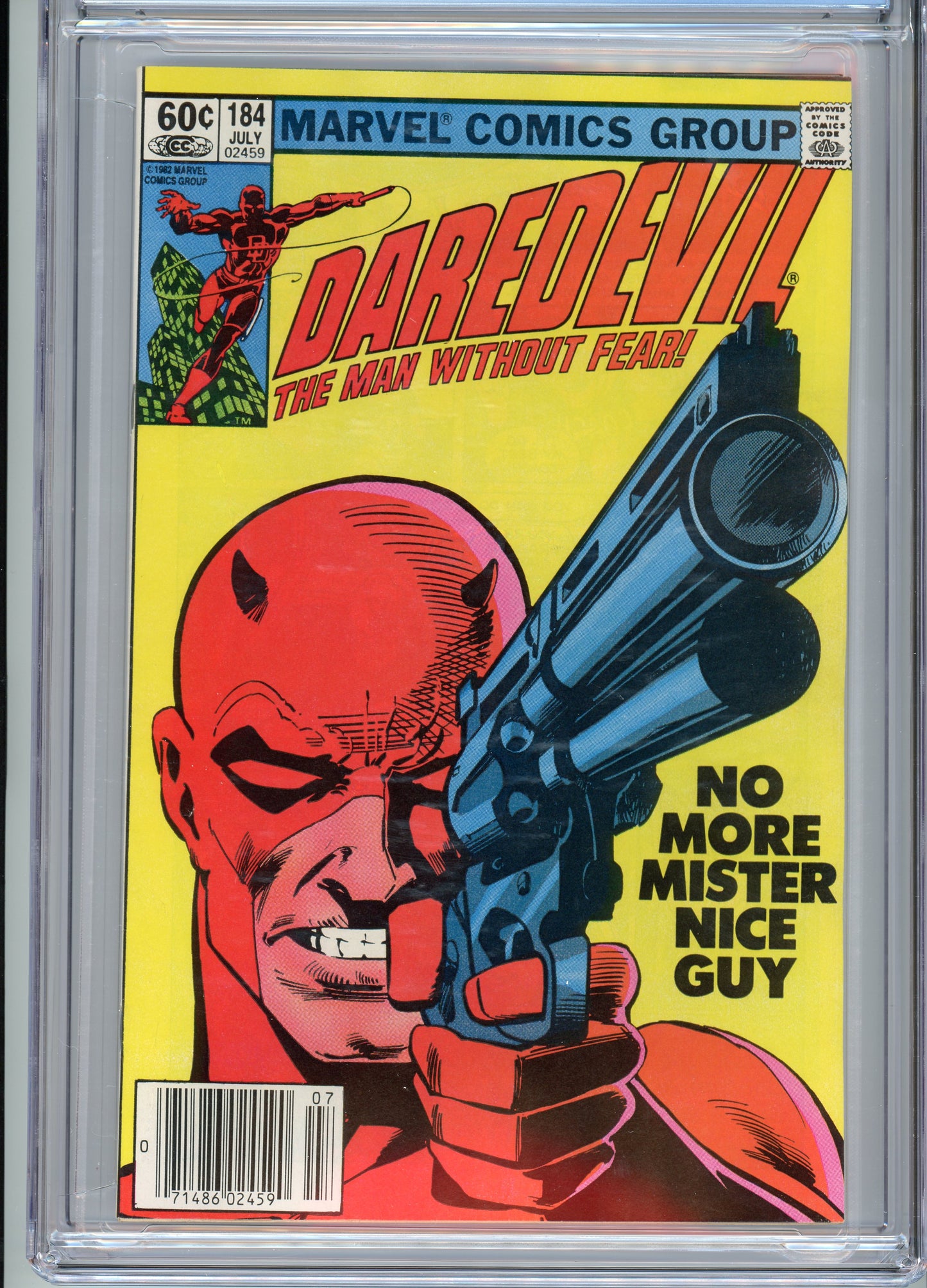 Daredevil #184 - NM 9.6 - CGC - newsstand variant - White Pages