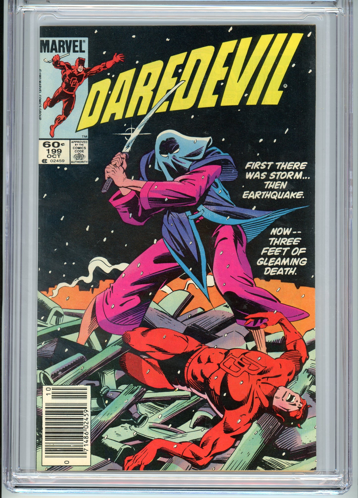 Daredevil #199 - NM 9.2 - CGC - newsstand variant - Off White to White Pages