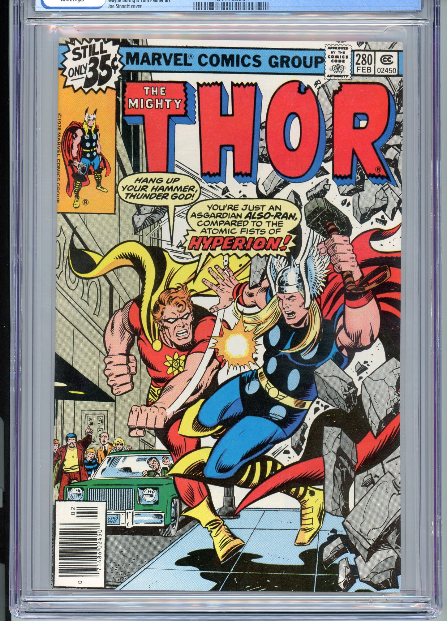 Thor #280 - NM 9.8 - CGC - White Pages