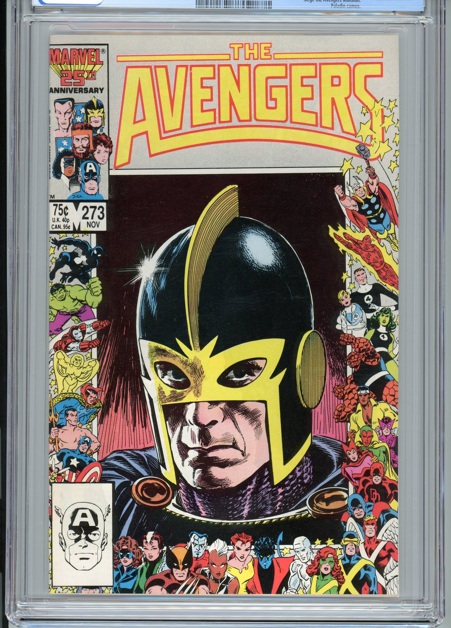 Avengers #273 - NM 9.6 - CGC - White Pages