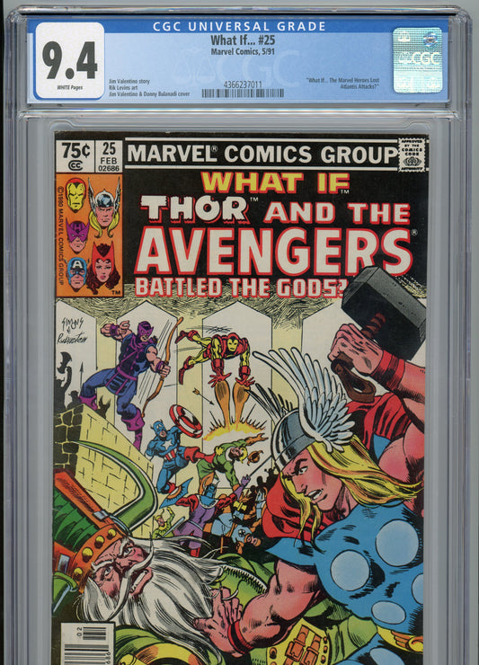 What If… #25 - NM 9.4 CGC - White Pages